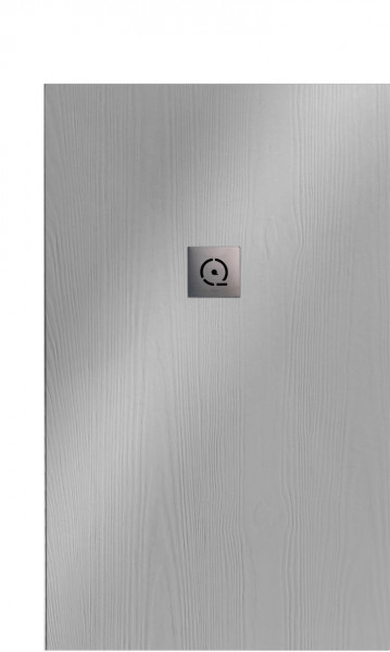 Receveur de Douche Rectangulaire Quare RELIEF PLUS Bois 1000x900x25mm Argent