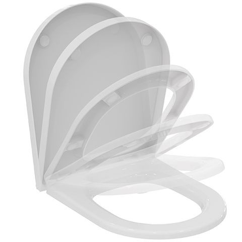 Abattant WC Rond Ideal Standard BLEND CURVE Blanc Avec Softclose