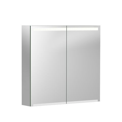 Armoire de Toilette Geberit Option Armoire Miroir Eclairage LED 2 Portes 750x700x150mm