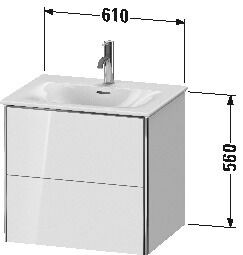 Duravit Wastafelmeubels XSquare voor 234463