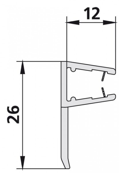 Kermi ATEA Joint d'étanchéité vertical 6025181