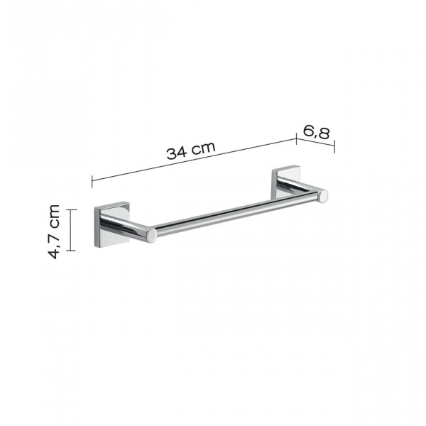 Gedy Handdoekenrek MANILA 68x47mm Chroom