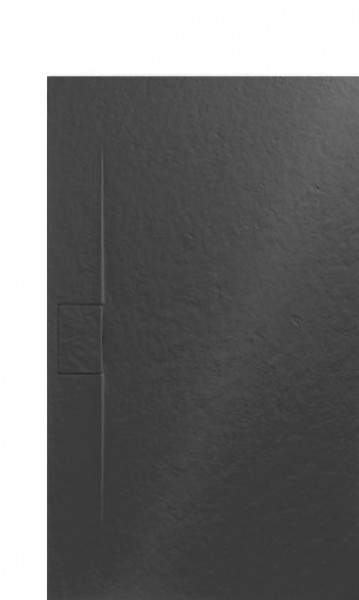 Douchebak Rechthoekig Quare RADIANCE LATERAL Leisteen 1600x900x25mm Grafiet