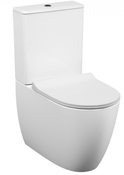 WC à Poser VitrA Sento BTW Sans Bride 375x815x650mm Blanc brillant