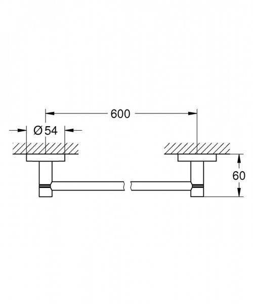 Grohe Essentials Handdoekrek (40366)