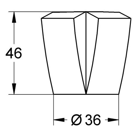 Grohe Deviator knop (45225)