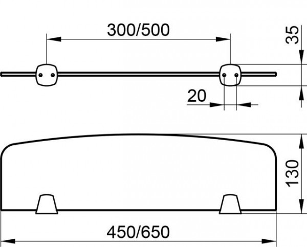 Keuco Plank City.2 Kristallen tablet