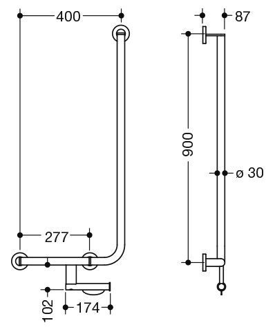 Hewi Badgreep Hoek System 900