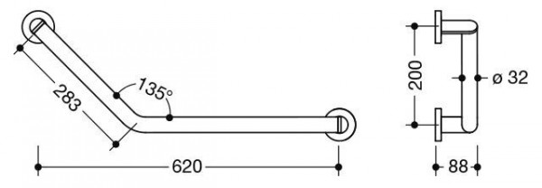 Hewi Badgreep Hoek System 900