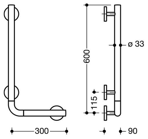 Hewi Badgreep Hoek System 800 K