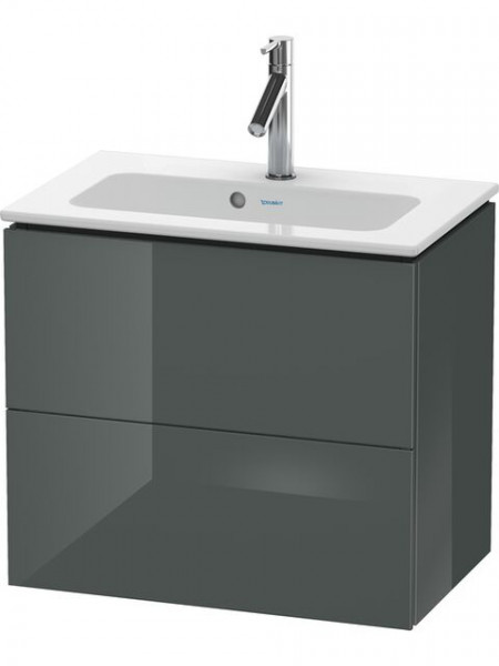 Meuble Pour Lavabo Encastrable Duravit L-Cube pour 234263 550x620x391mm Gris Dolomite Brillant