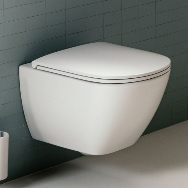 WC Suspendu Laufen LUA sans bride Compact 360x490mm Blanc