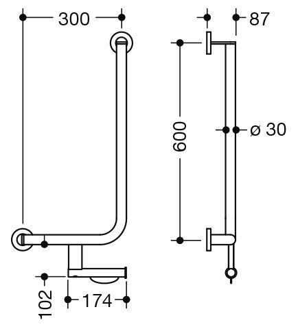 Hewi Badgreep Hoek System 900