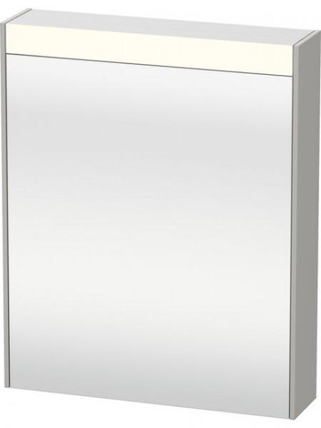 Armoire de Toilette Duravit Brioso avec lumière BR7101 Gris béton mat | Charnières à Gauche