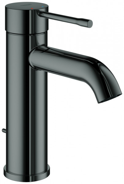 Robinet Lave Mains Grohe Essence EcoJoy avec garniture de vidage tirette Hard Graphite