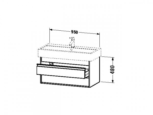 Duravit Wastafelmeubel Hangend Ketho