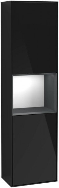 Villeroy en Boch Hoge Badkamerkast Finion 2 deuren 1515x420mm 1 LED