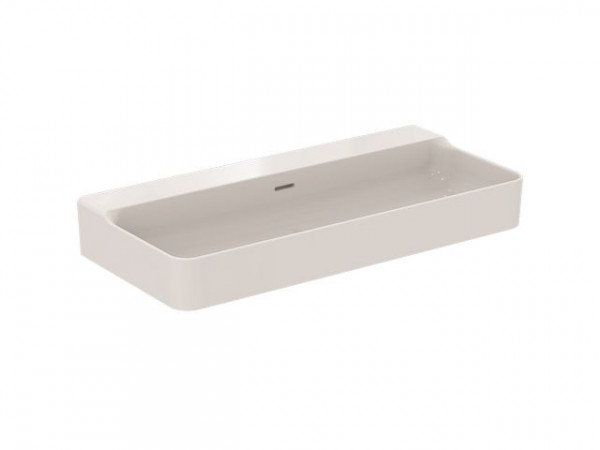 Lavabo Suspendu Ideal Standard CONCA meulé, Avec trop-plein 1000x165x450mm Blanc