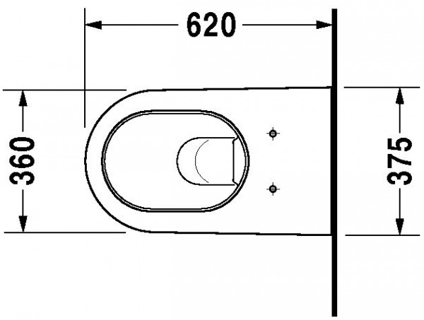 Duravit Hangend Toilet Starck 2  25330900