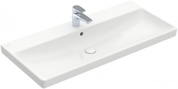 Villeroy et Boch Avento Lavabo plan de toilette 1000 x 470 mm Blanc (4156A5) Blanc Alpin