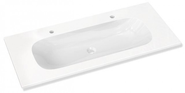 Lavabo Double Hewi System M 40 1208 mm Blanc Alpin