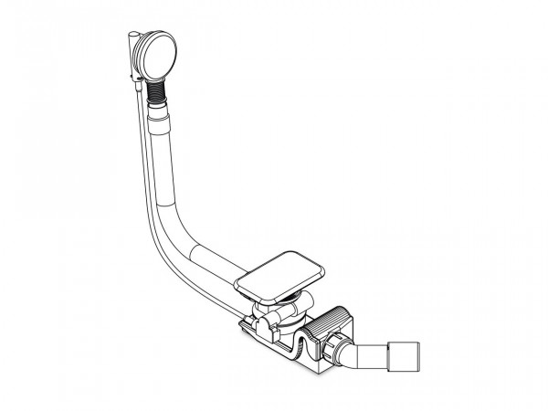 Badafvoer Kaldewei Conoduo Speciaal waste en overloop set model KA4060