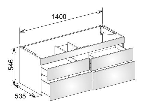 Keuco Edition 400 Wastafelonderbouw (Edition )