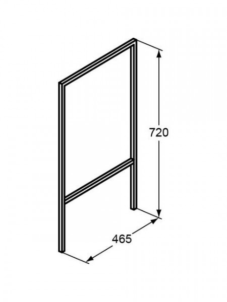 Ideal Standard ADAPTO Montageset voor de consolepoten