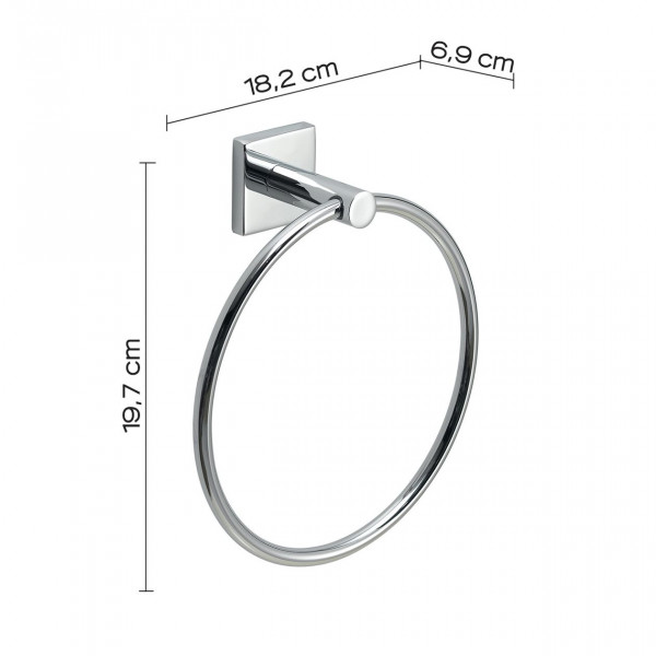 Gedy Handdoekring MANILA 182x69x197mm Chroom