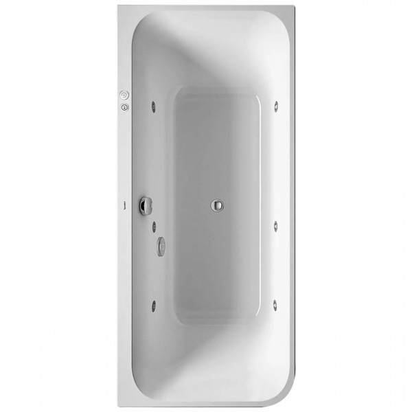 Duravit Ligbad Happy D.2 Plus System Air 1800x800mm Grafiekmat 760450800AS0000