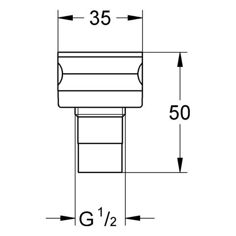 Grohe snapkoppeling 08568L00