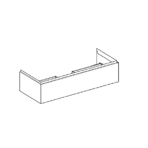 Wastafel Onderkast Geberit One ONE 1 lade 1184mm Glanzend Wit