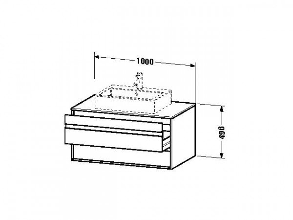 Duravit Wastafelmeubel Hangend Ketho