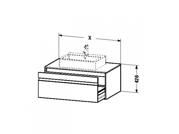 Duravit Wastafelmeubel Hangend Ketho