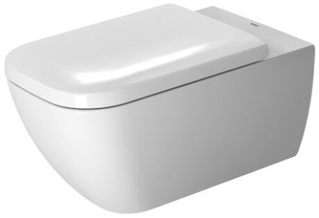 WC Suspendu Duravit Happy D.2 Rimless à fond creux Blanc Hygiene Glaze 2550092000