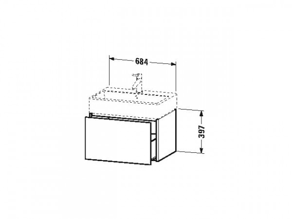 Duravit Wastafelmeubel Hangend Xsquare