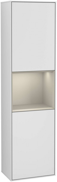 Villeroy en Boch Hoge Badkamerkast Finion 2 deuren 1515x420mm 3 LED