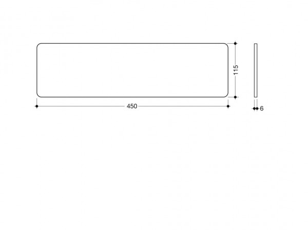 Hewi Planchet System 815 Glasplaat 63485