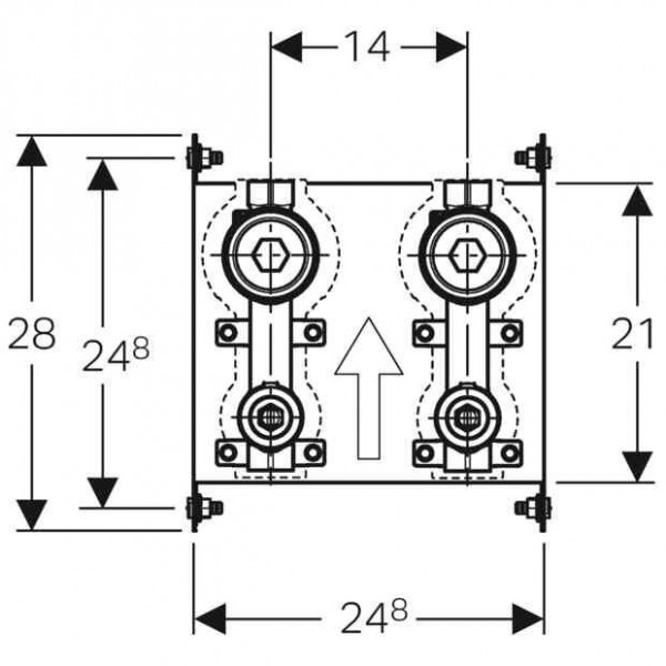 Geberit Terugslagkleplichaam DN1 40 GIS