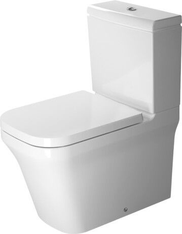 WC à Réservoir Duravit P3 Comforts Cuvette Rimless à fond creux 21670900001