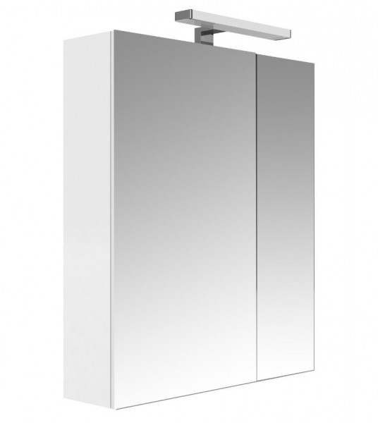 Armoire de Toilette Allibert JUNO 2 portes 600x752x160mm Blanc Brillant