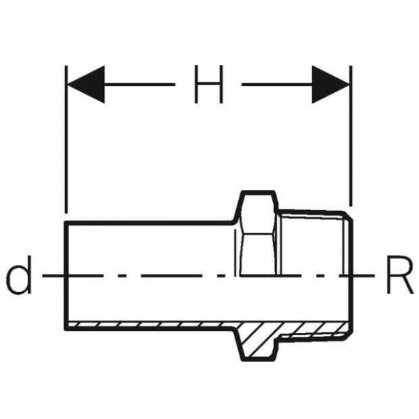 Geberit Overgangsaansluiting Mapress (31932)