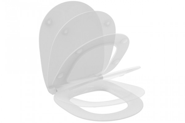 Abattant WC Frein de Chute Ideal Standard Connect ultra-fin Plastique E772401