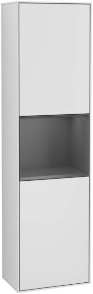 Villeroy en Boch Finion Hoge Kast 418 x 1516 x 270 mm Zwart matte lak (G460GK)