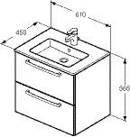 Ideal Standard lade voor ref. K2979 Eurovit (EF020)