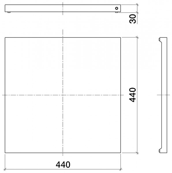 Dornbracht Snijplank hoekig (84700000)