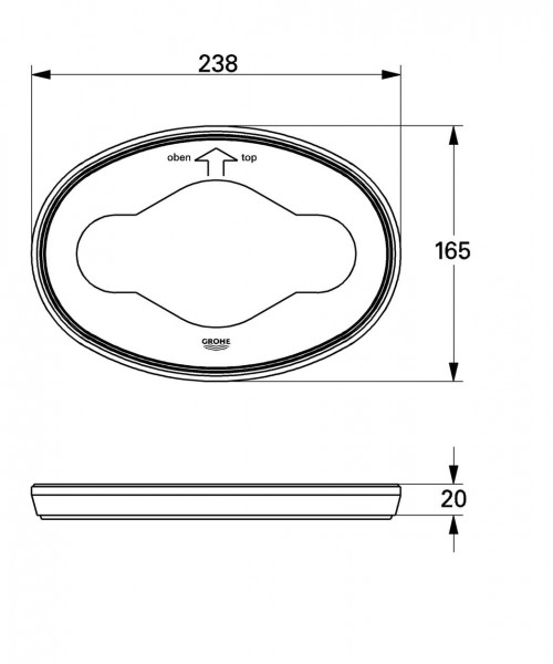 Grohe Chiara Onderdelen sanitaire kranen 47451IP0