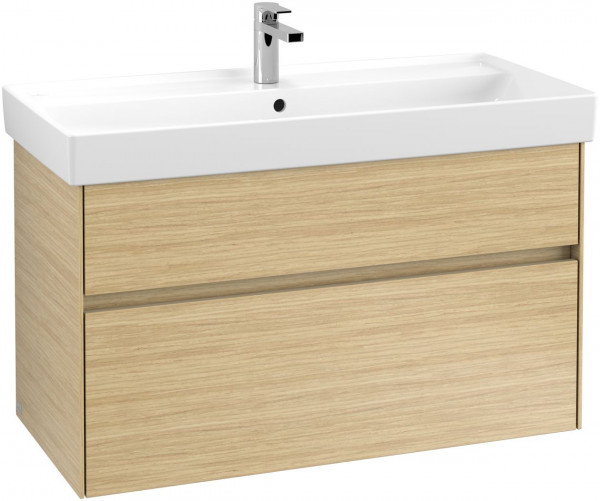 Meuble Pour Lavabo Encastrable Villeroy and Boch Collaro Suspendu 954x444x546mm Nordic Oak