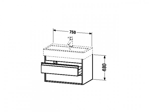 Duravit Wastafelmeubel Hangend Ketho