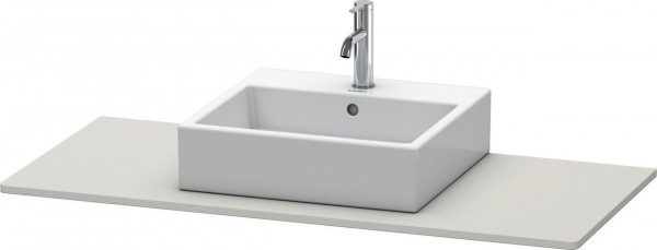 Plan de Toilette Duravit XSquare 800x550mm Gris béton mat XS060D00707